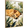 Amanti Art Dogs Life Pillow Time by Justyna Jaszke Framed Canvas Wall Art - 2 of 4