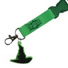 Wicked Breakaway Lanyard Elphaba Defy Gravity ID Holder With 2" Rubber Charm Green - 3 of 4