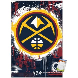 Trends International NBA Denver Nuggets - Maximalist Logo 23 Unframed Wall Poster Prints - 1 of 4
