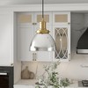 Hudson and Canal 8" Wide Pendant with Metal Shade - 2 of 4