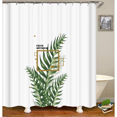 Happy Every Day Shower Curtains for Bathroom Waterproof Fabric Bath Curtain Durable Soft Stylish Bathroom Decor 72x72 Inch