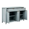 55" Buffet Sideboard Cabinet, Coffee Bar Storage Cabinet with 2 Drawers, Media Console Table, Kitchen Pantry Cabinet for Living Room Entryway - 4 of 4