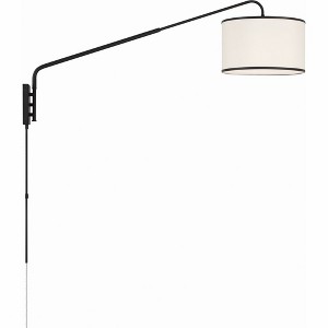 Crystorama Lighting Mallory 1 - Light Sconce in  Matte Black - 1 of 4