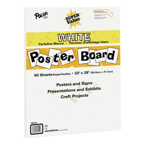 12ct 11''x14'' Heavy Weight White Poster Board - Artskills : Target