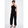 QUIZ Women's Scuba Crepe Halter Palazzo Jumpsuit - 3 of 4