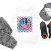 The Juniper Shop SmileyWorld Patriotic Checkered Lightning Youth Tank Top - 4 of 4