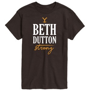 Men's - Yellowstone - Beth Dutton Strong Short Sleeve Graphic T-Shirt - 1 of 4