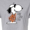 Women's - Peanuts -  Cropped Graphic T-Shirt - image 2 of 4