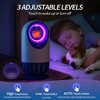 Automatic UV Mosquito & Fruit Fly Trap - Magnetic Indoor Bug Zapper for Gnats, No Mosquito Paper Needed, White (1 Pack) - 2 of 4