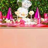 Sparkle and Bash 3 Pack Rose Gold Plastic Tablecloth, Metallic Table Cover Disposable for Pink Birthday Parties, Bridal Shower Decor, 54 x 108 In - 4 of 4