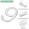 Unique Bargains 304 Stainless Steel Polished Surface Rust Corrosion Resistant House Number 1 Pc - 2 of 4