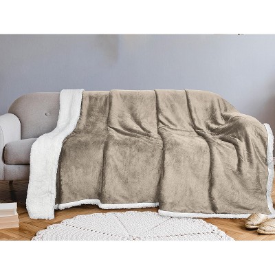 Tirrnia 60"x80" Fleece Plush Bed Blanket, Reversible Blanket for Bed and Couch, Oversized Bed Throw