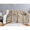 Tirrnia 60"x80" Fleece Plush Bed Blanket, Reversible Blanket for Bed and Couch, Oversized Bed Throw - 2 of 4