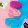 Set of 3 Silicone Body Scrubber Loofah - Set of 3 Soft Exfoliating Body Bath Shower Scrubber Loofah Brush - 4 of 4