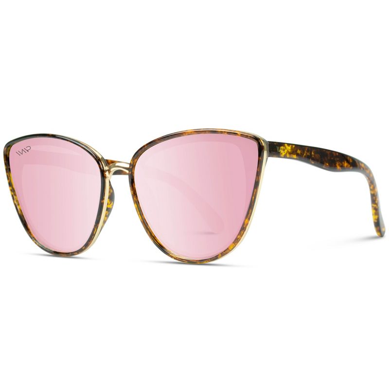 WMP Eyewear Full Flat Lens Cateye Sunglasses for Women, 2 of 5