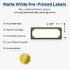 Avery Labels, 1" x 2-5/8", Gold-Green Border, Matte, 160ct - 2 of 4