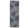 Area Rugs Modern Washable Rug Non-Slip Low Pile Geometric Striped Pattern Rug for Living Room Bedroom - 3 of 4