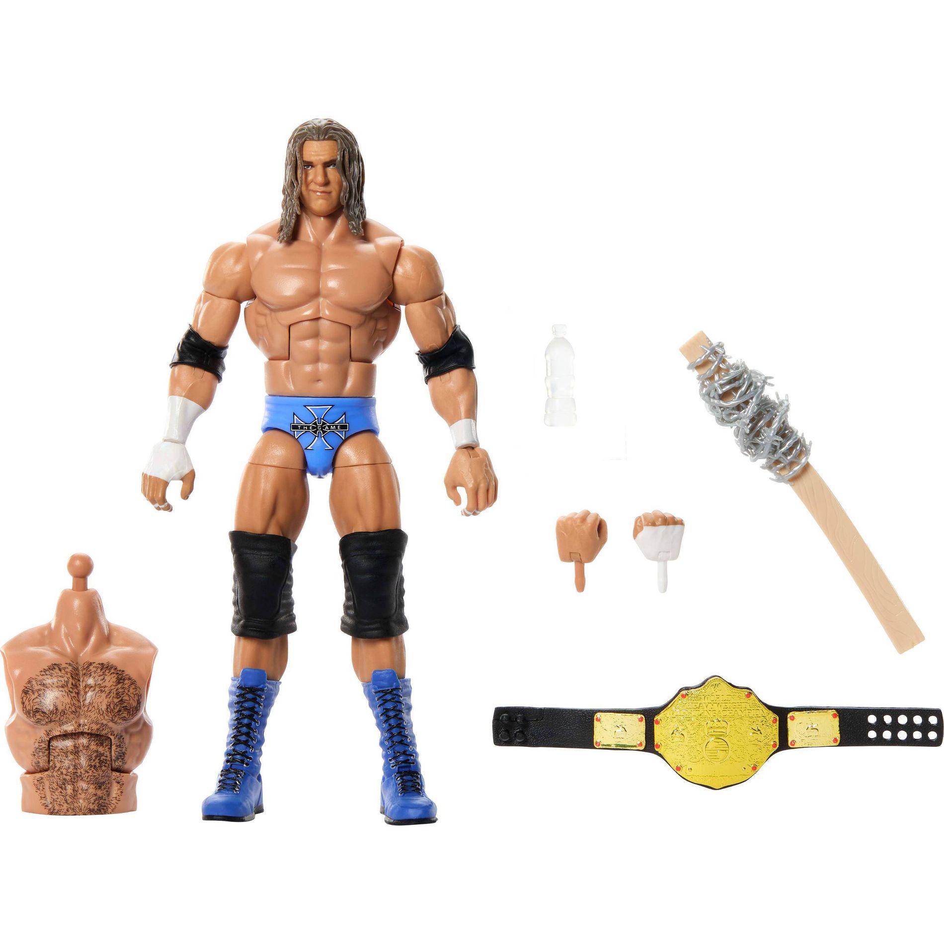 WWE Elite Legends Triple H Action Figure & Accessories, Series 31 6" Set