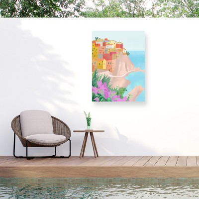 Trademark Fine Art - Petra Lizde  Cinque Terre Matted Framed Art