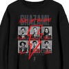 Shazam 2 Fury Of The Gods Crew Neck Long Sleeve Black Adult Sweatshirt - 2 of 3