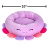 Squishmallows Beula The Octopus Cat and Dog Bolster Bed - Light Purple - 4 of 4