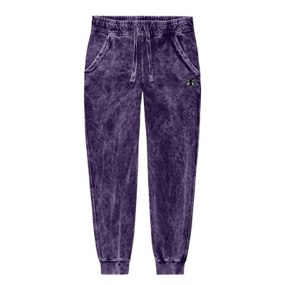 Dalix Butterfly Embroidered Washed Jogger Pant Soft Fleece Relaxed Fit Lounge Womens
