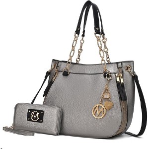 MKF Collection Lina Vegan Leather Shoulder Bag and Wallet by Mia K - 1 of 4