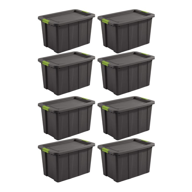 Sterilite Tuff1 Latching 30 Gal Plastic Storage Tote Container and Lid, 1 of 5
