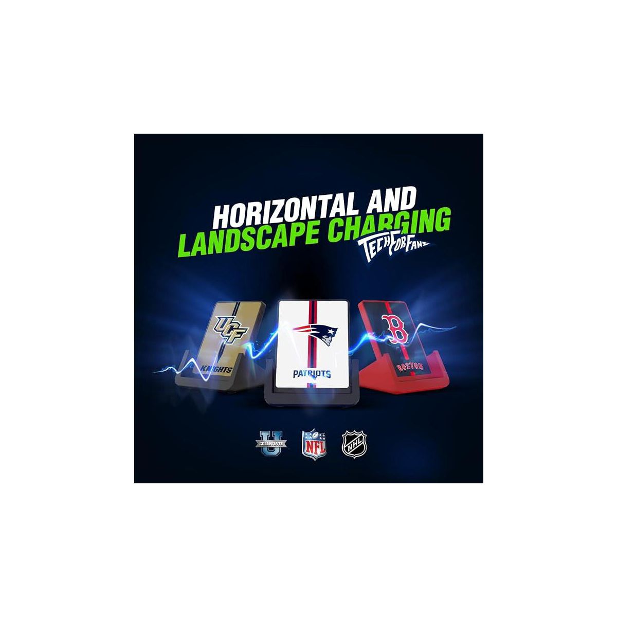 SOAR NCAA Cell Phone Wireless Charging Stand- Sam Houston State Bearkats - thumbnail 5