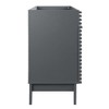 Modway Render 47 Plastic and Wood Bathroom Vanity Cabinet in Gray - 2 of 4