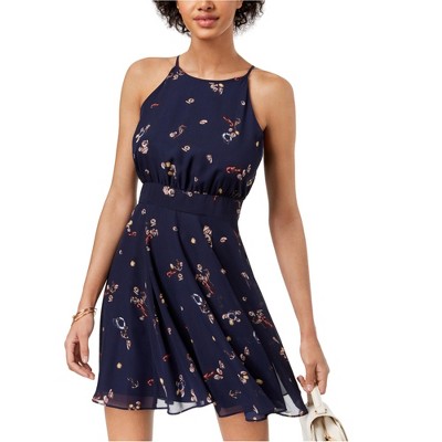 maison Jules Womens Printed A-line Dress