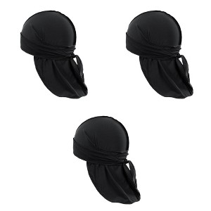 3 Pack Durags Smooth and Comfortable Headwraps for Daily Use - 1 of 4