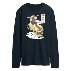 Men's - Avatar: The Last Airbender - Appa Flying Long Sleeve Graphic T-Shirt - 1 of 4