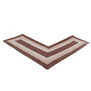 Country Stripe Collection 100% Polypropylene Reversible Indoor Area Utility Rug - Better Trends - 1 of 4