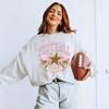 Simply Sage Market Women's Graphic Sweatshirt  Football Season Pink Helmet - 2 of 4