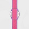 Girls' Disney Aladdin Princess Jasmine Plastic Time Teacher Watch - Purple - 4 of 4