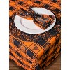 Design Imports Halloween Woven Check Tablecloth - 4 of 4
