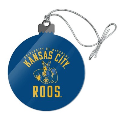 University of Missouri - Kansas City Kangaroos Logo Acrylic Christmas Tree Holiday Ornament