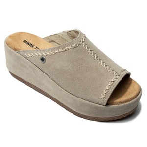 Minnetonka Women's Paislee Suede Wedge Sandals - 1 of 4