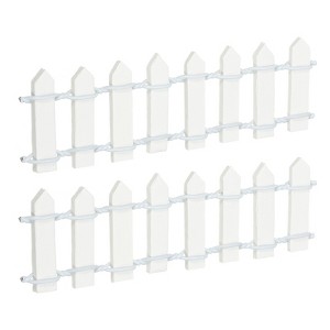 Unique Bargains Decorative Miniature Garden DIY Mini Ornament Picket Fence - 1 of 4