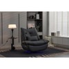 Swivel Glider Recliner Chair, Power Recliner Rocking Chair, USB Port Charge for Nursery Chair with Atmosphere Lamp - 3 of 4