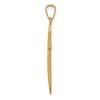 Black Bow Jewelry 14k Yellow Gold Polished Cross Pendant - 2 of 4