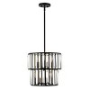 Crissa 6 Light 14.5" Chandelier - CHA4025 - Black/Clear - Safavieh - 2 of 4