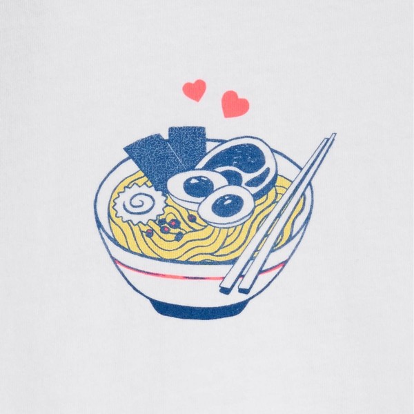 Playera de niña manga corta 100% algodón 'Ramen Lover' talla grande con gráfico - Cat & Jack™ Blanco 4