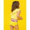 RuffleButts Girls One Shoulder Ruffle Tankini - 4 of 4