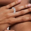 Pompeii3 6Ct TW Diamond Anniversary U Prong Wedding Ring 14k Gold Or Platinum Lab Created - 4 of 4