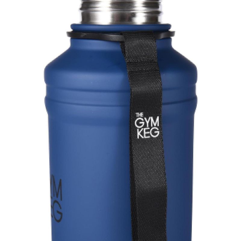 THE GYM KEG 1.3L Stainless Steel Bottle with Leak Proof and Insulated Beverage Container, 1 pack, Blue, 2 of 4