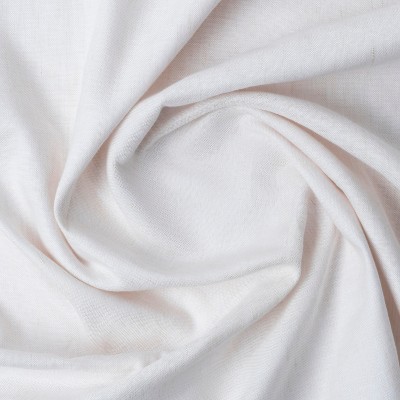 Oatmeal Linen Blend Light-Filtering Pleated Curtain Panel