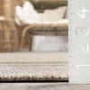 Nuloom Inaya Bordered 5x8 Indoor/Outdoor Area Rug for Living Room Patio Deck Front Porch Kitchen, Grey/Beige - 3 of 4