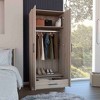 NicBex 71.10"H Armoire Wardrobe Closet Storage Cabinet with 2 Doors & Shelves & Inner Drawer for Bedroom - 4 of 4